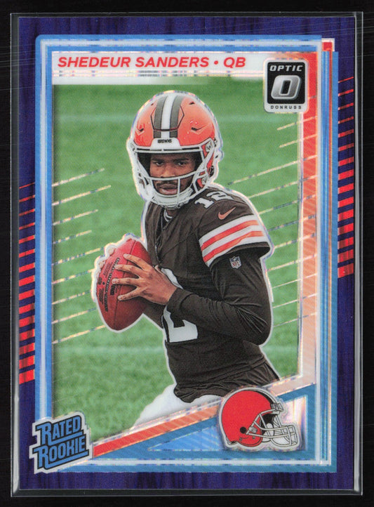 Shedeur Sanders RC Purple Shock
