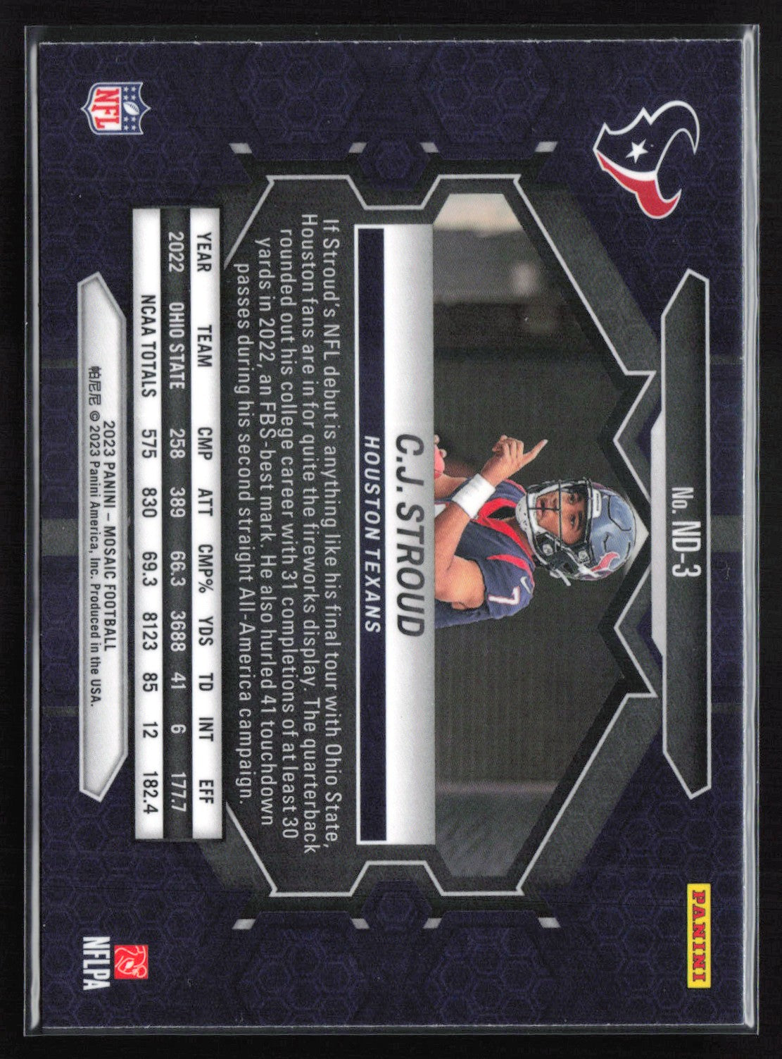 C.J. Stroud RC Debut