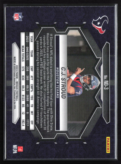 C.J. Stroud RC Debut