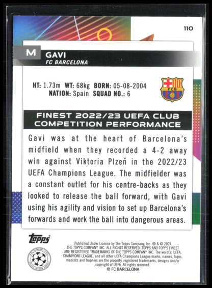 Gavi /275 2024 Topps Finest