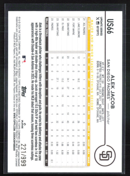 Alek Jacob RC Blue Foil /999