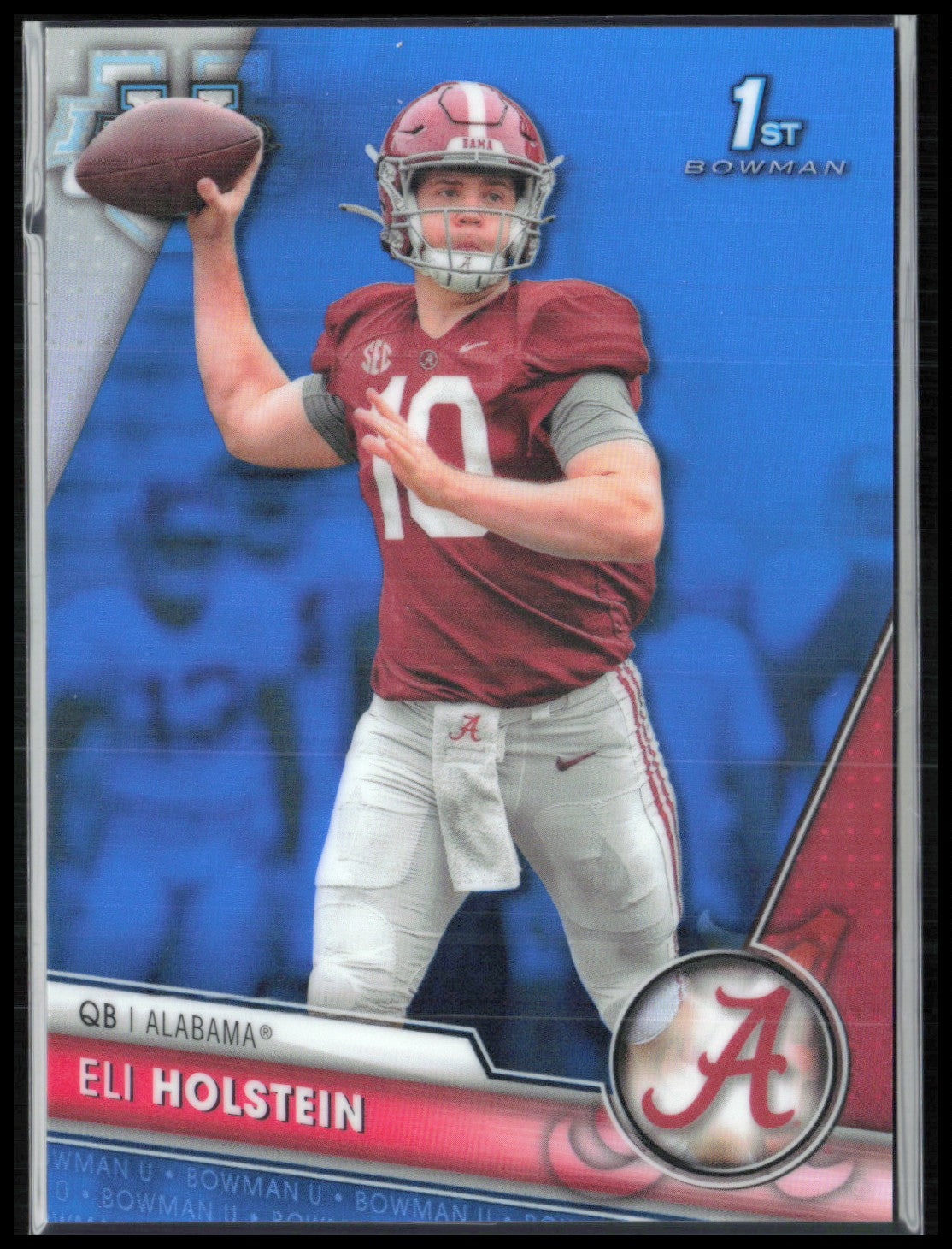 Eli Holstein 1st Bowman Blue Refractor /199