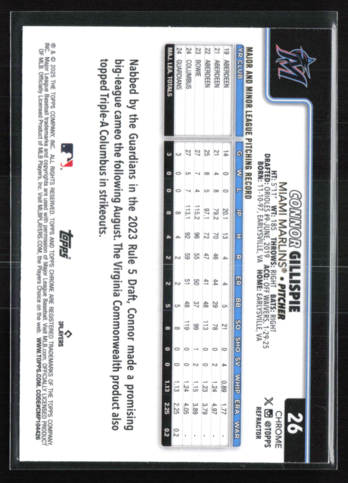 Connor Gillispie RC Refractor