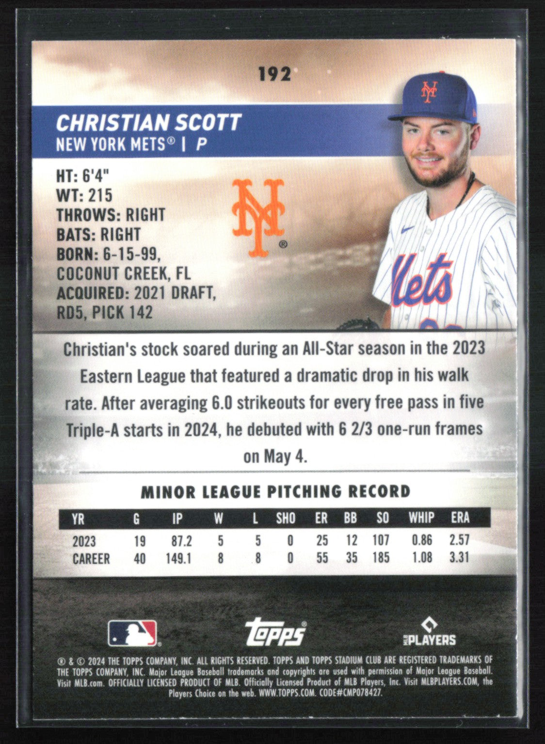 Christian Scott RC Red