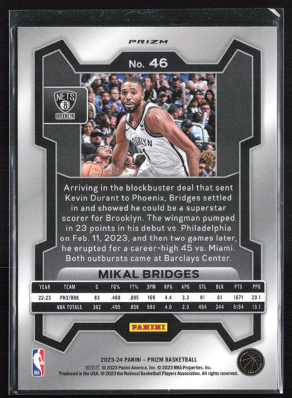 Mikal Bridges Pink Ice