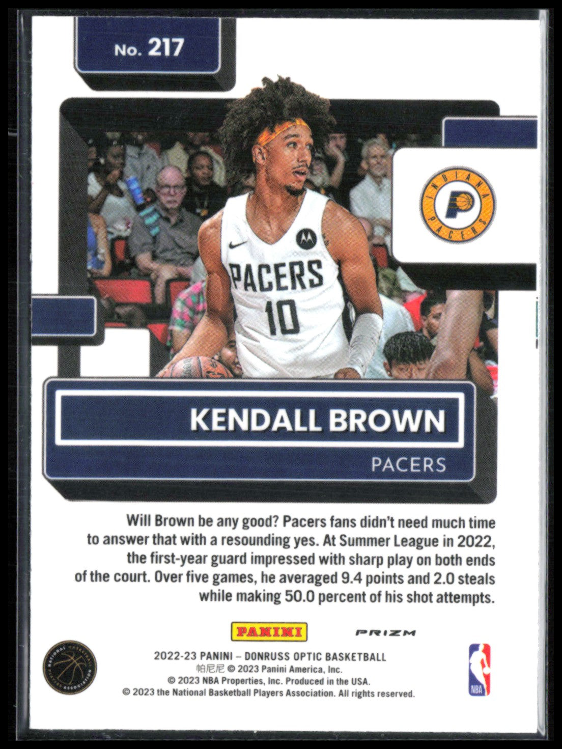 Kendall Brown RC Purple Holo