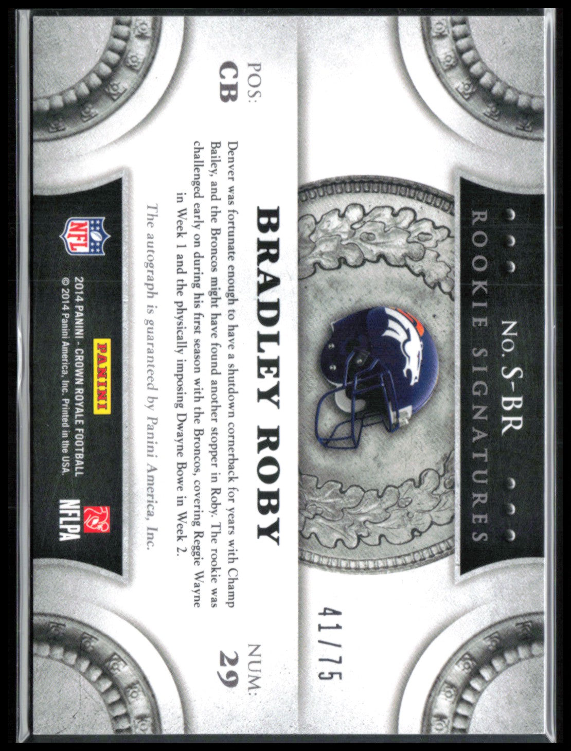 Bradley Roby RC Auto /75