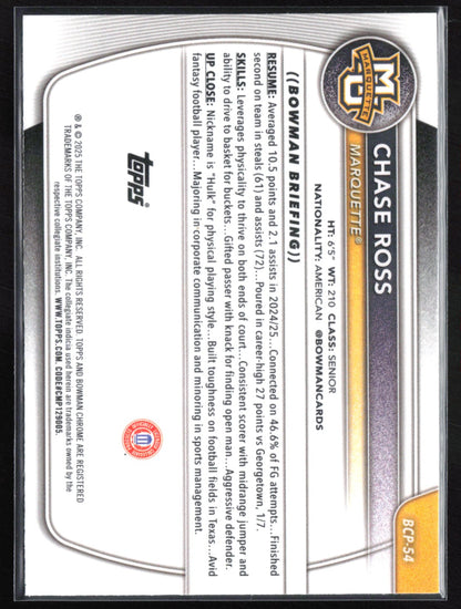 Chase Ross 1st Bowman Reptilian