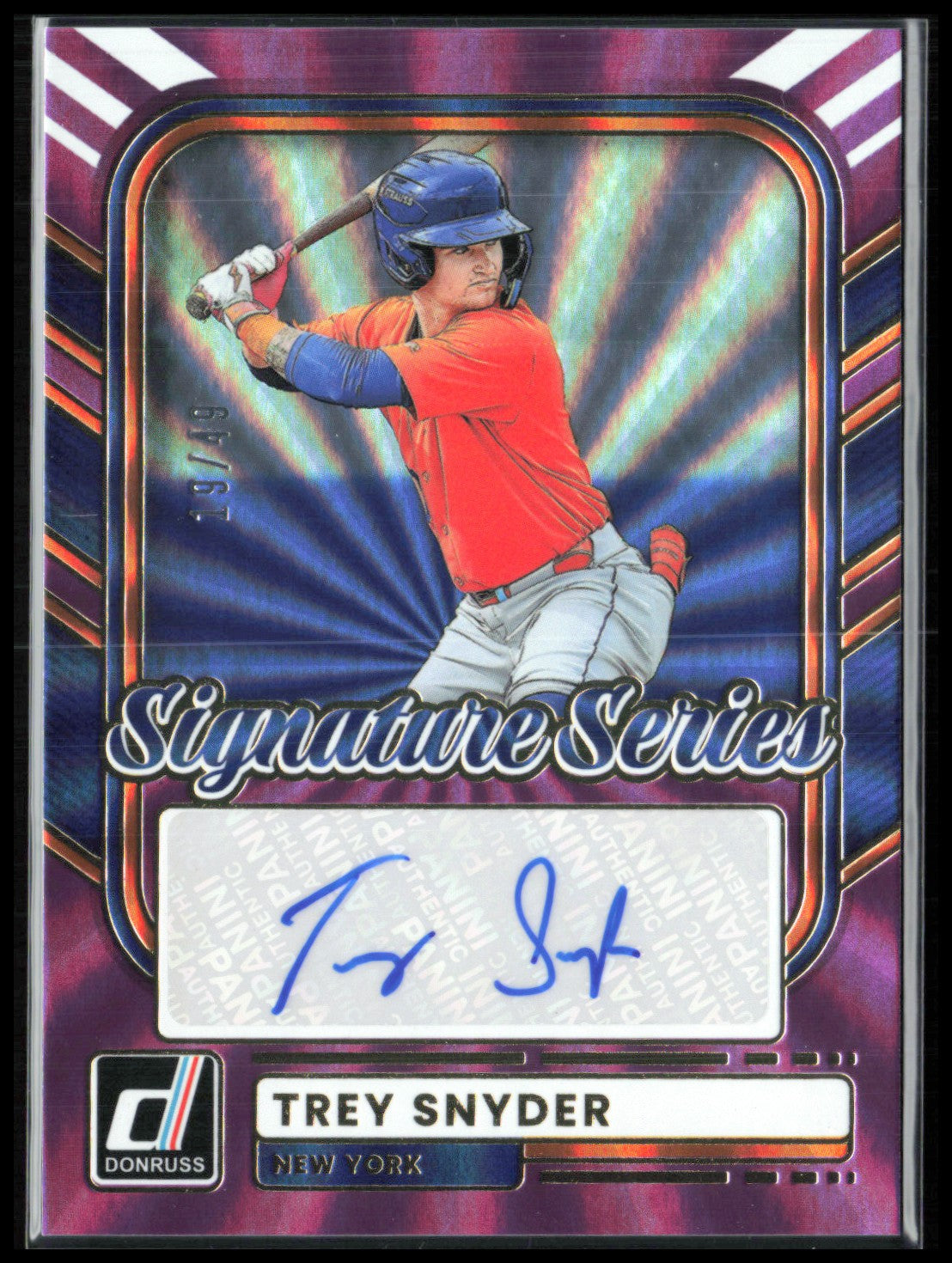Trey Snyder Auto /49 Signature Series
