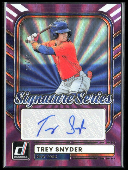 Trey Snyder Auto /49 Signature Series