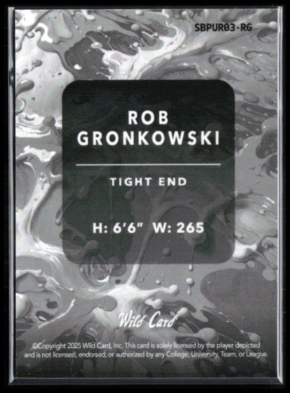 Rob Gronkowski /7 Splat 2024 Wild Card