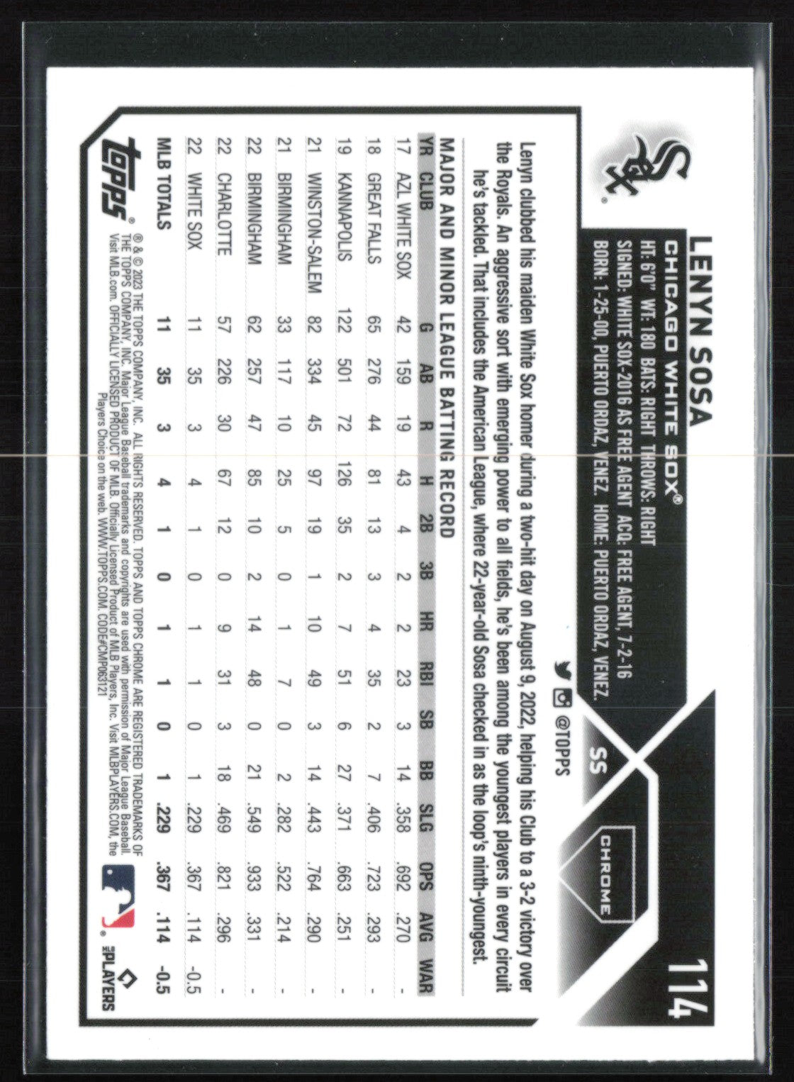 Lenyn Sosa RC Sepia Refractor