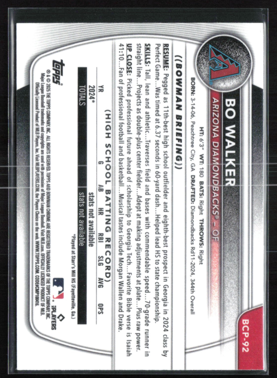 Bo Walker 1st Bowman Reptilian