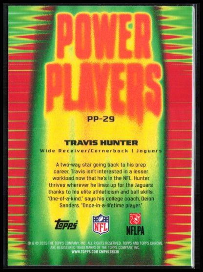Travis Hunter RC X-Fractor Power Players