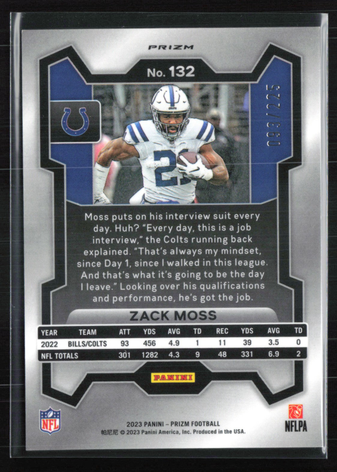 Zack Moss Purple Ice /225