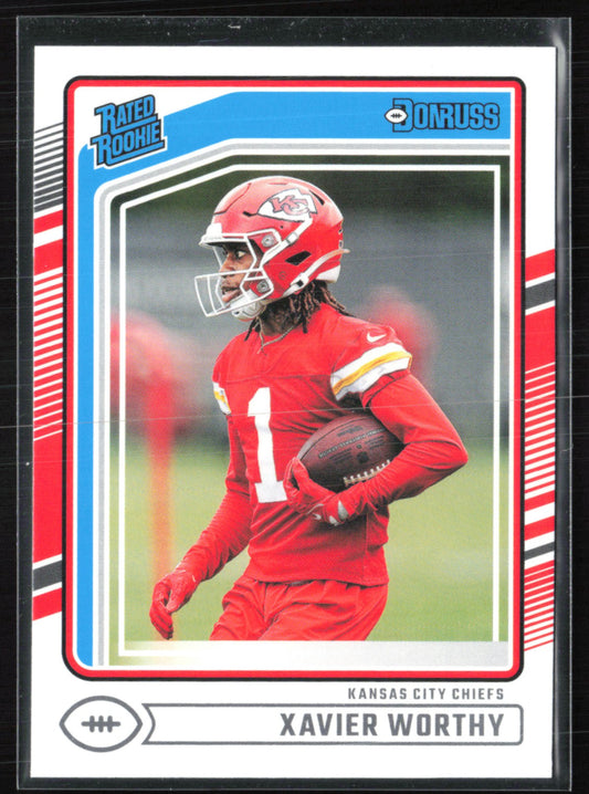 Xavier Worthy RC Rated Rookie