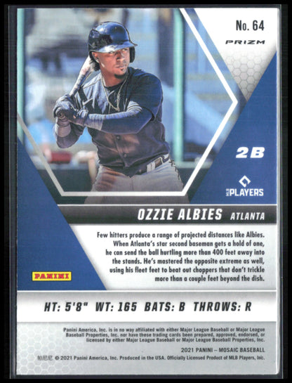 Ozzie Albies Mosaic Prizm