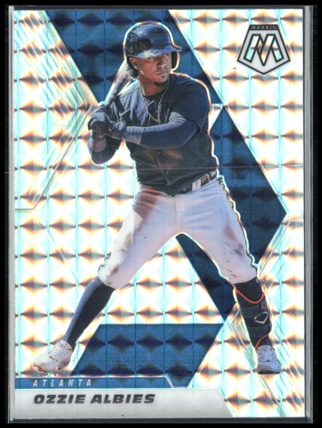 Ozzie Albies Mosaic Prizm