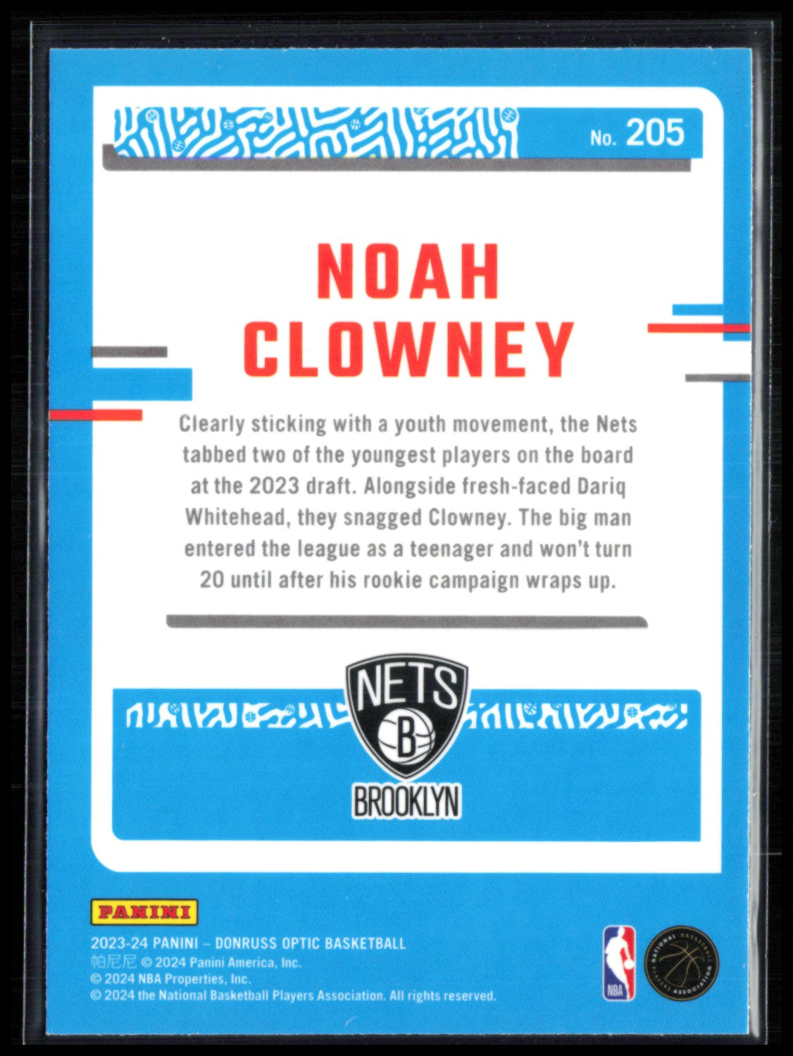 Noah Clowney RC