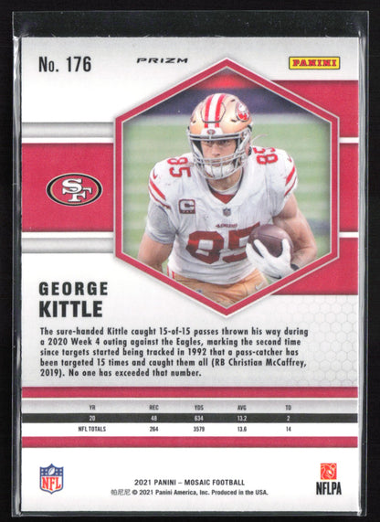 George Kittle Green Mosaic
