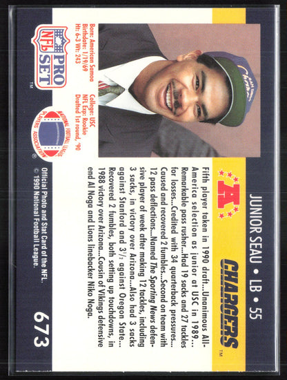 Junior Seau 1990 Pro Set