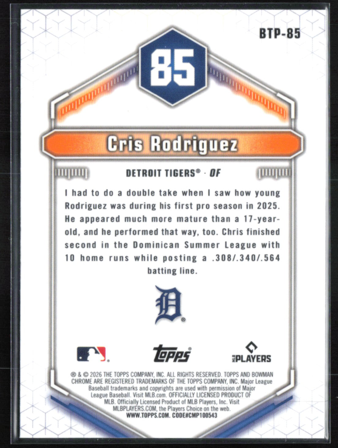 Cris Rodriguez Top 100