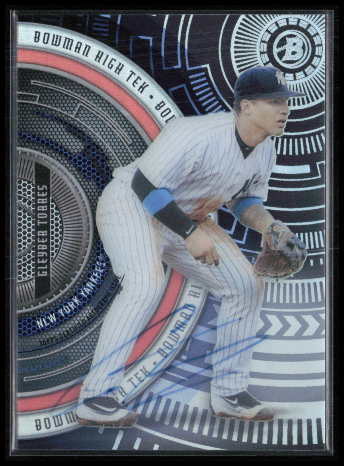 Gleyber Torres Auto 2017 Bowman High Tek