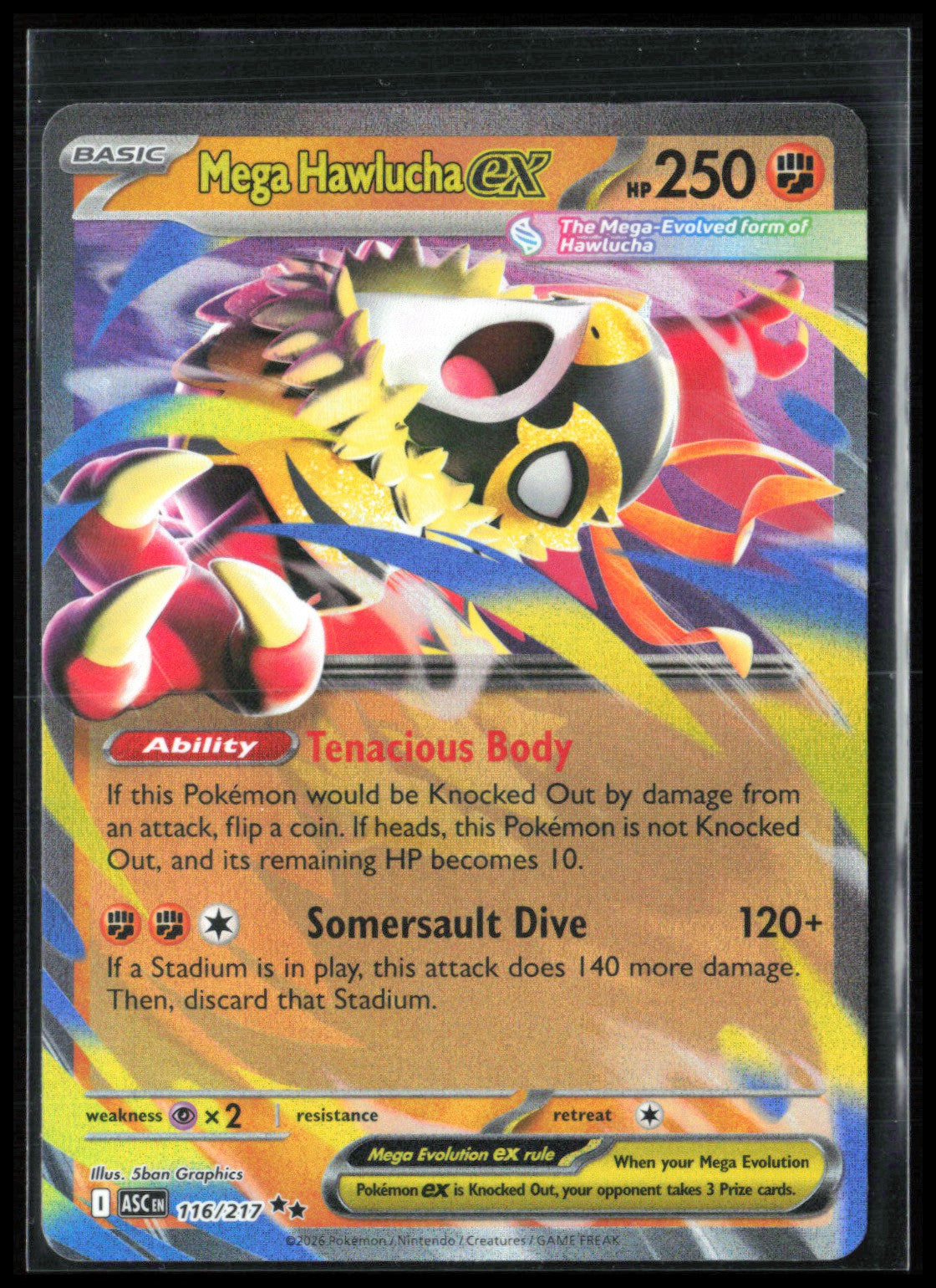Mega Hawlucha ex - 116/217