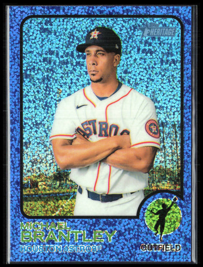 Michael Brantley Blue Mini Diamond