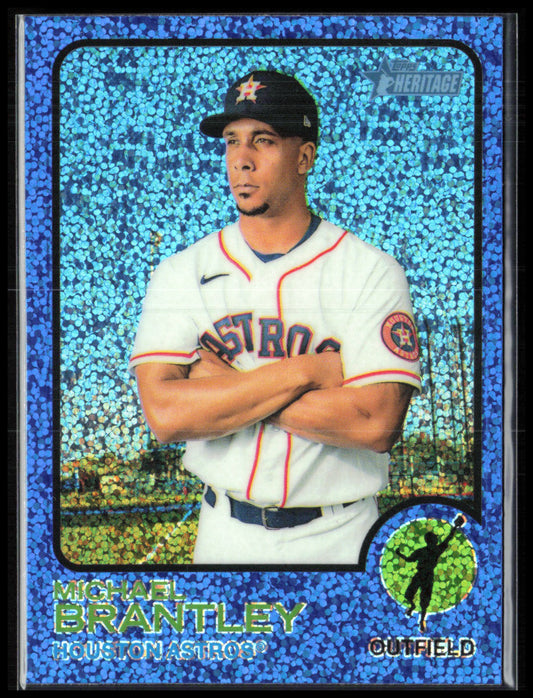 Michael Brantley Blue Mini Diamond