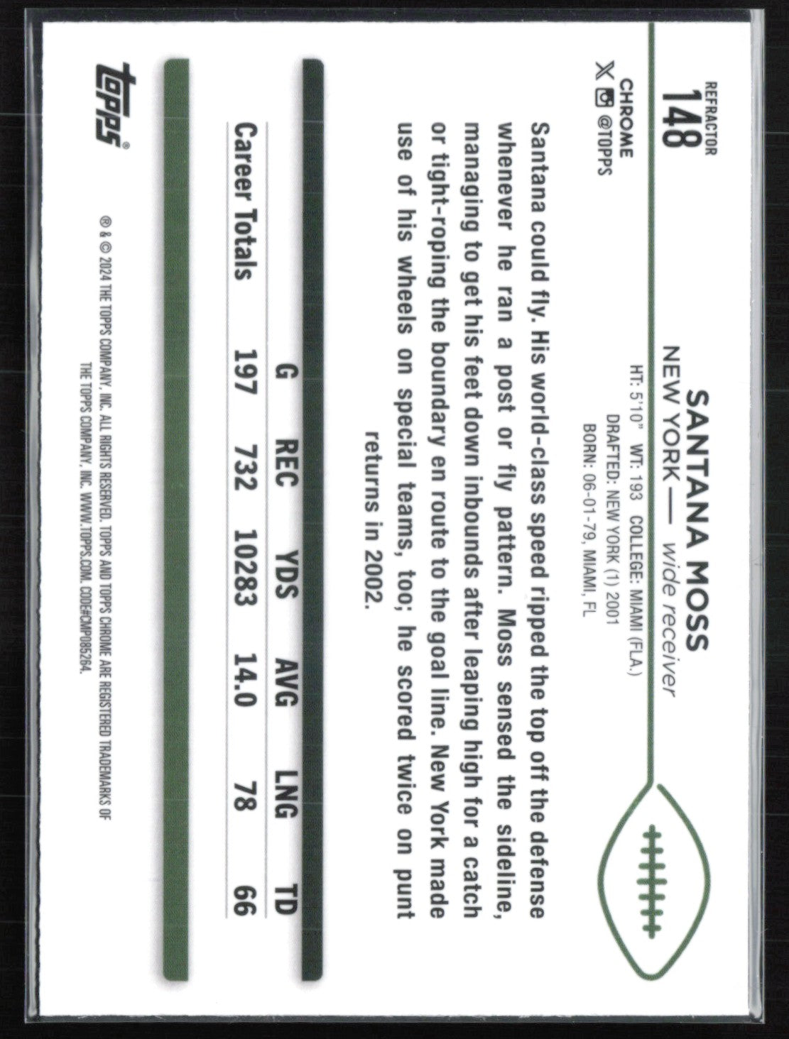 Santana Moss Refractor