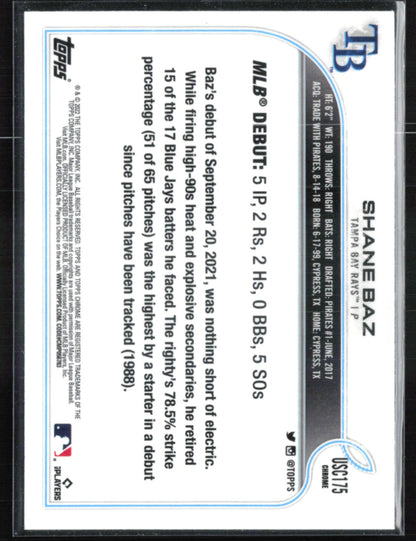 Shane Baz RC Purple Refractor