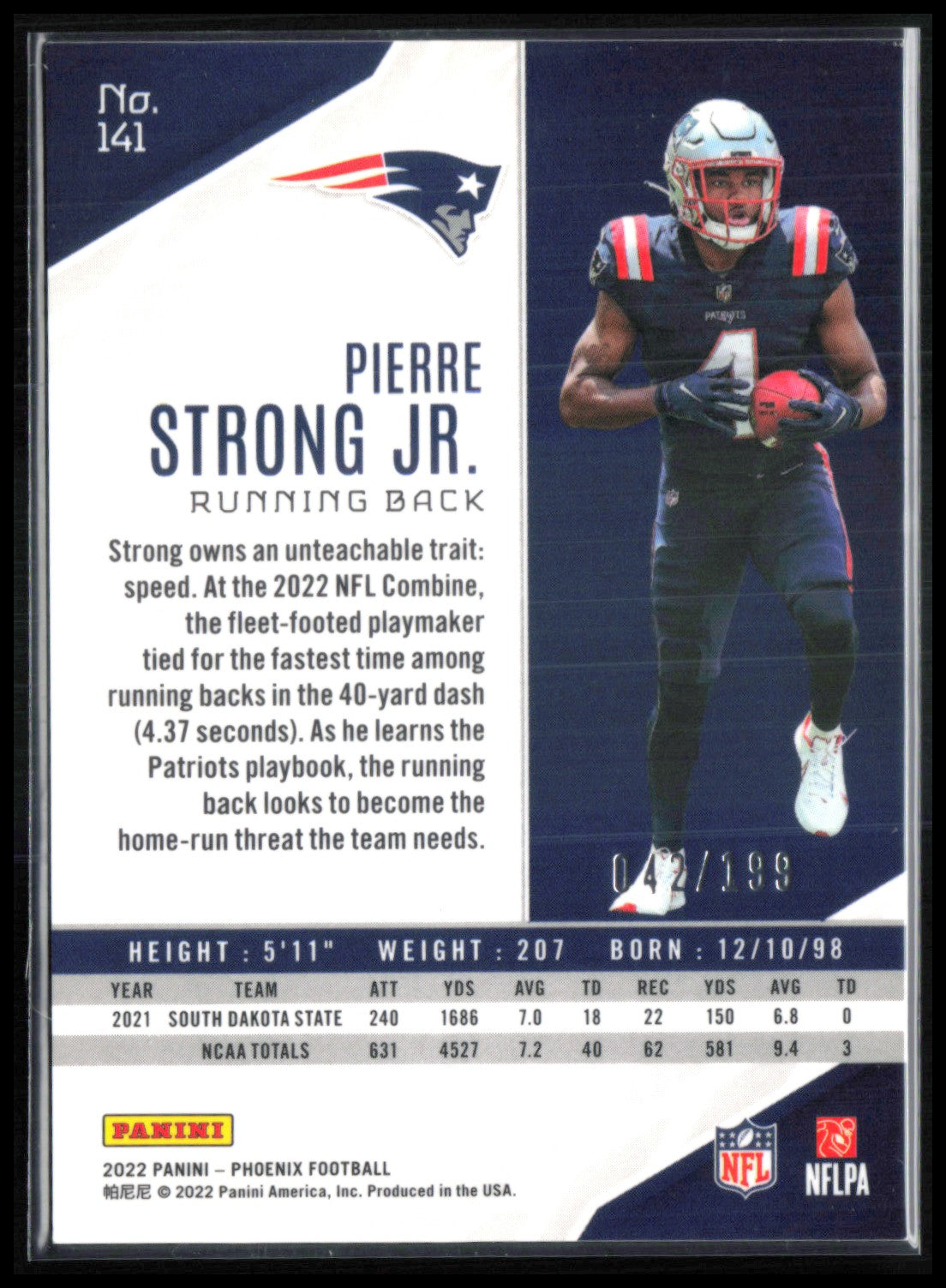 Pierre Strong Jr. RC Pink /199