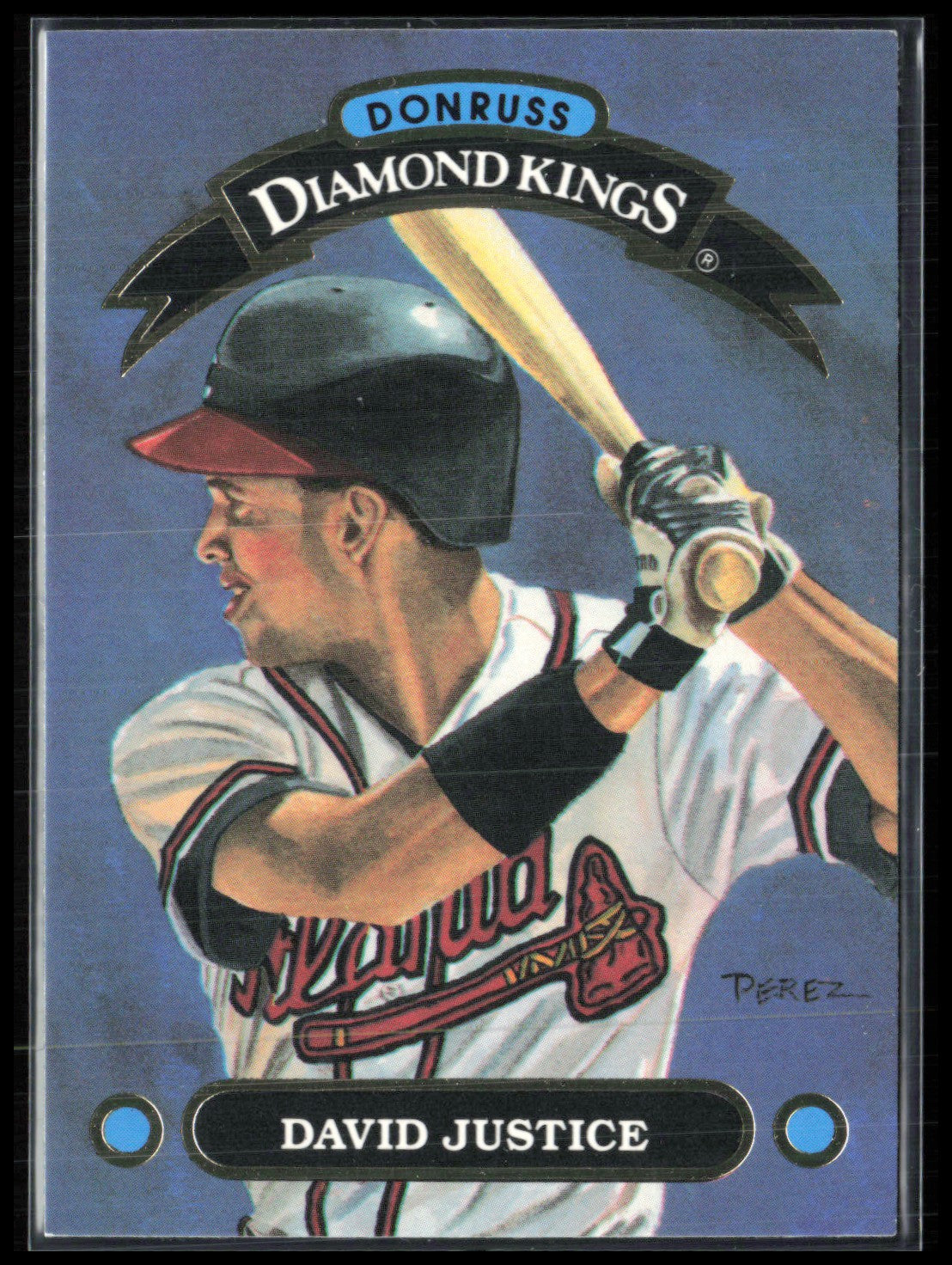 David Justice 1992 Donruss Diamond Kings