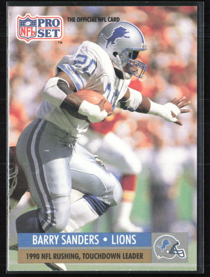 Barry Sanders 1991 Pro Set