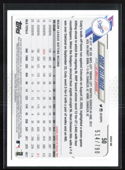 Cody Bellinger /790