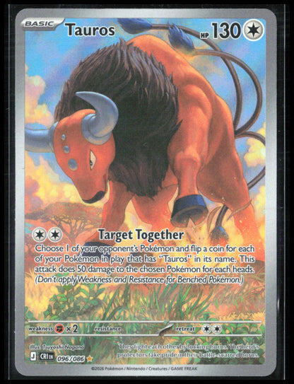 Tauros - 096/086 Full Art