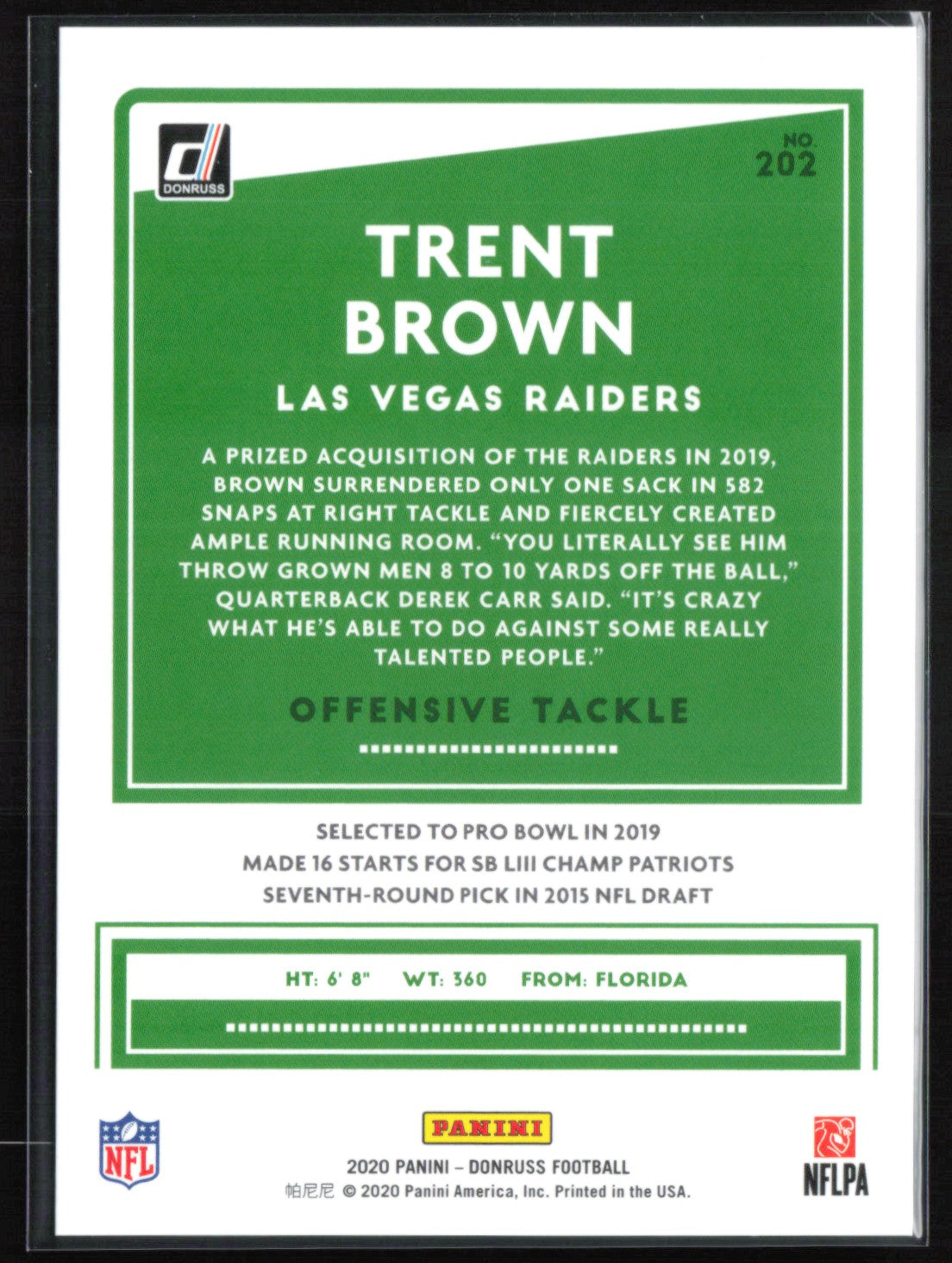 Trent Brown Orange /77