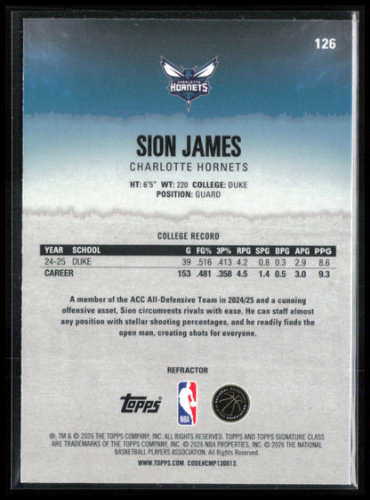Sion James RC Refractor