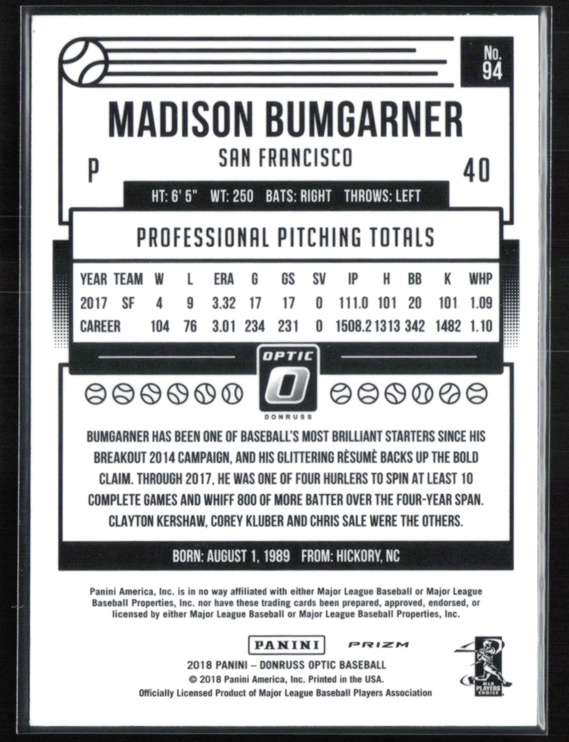 Madison Bumgarner Holo