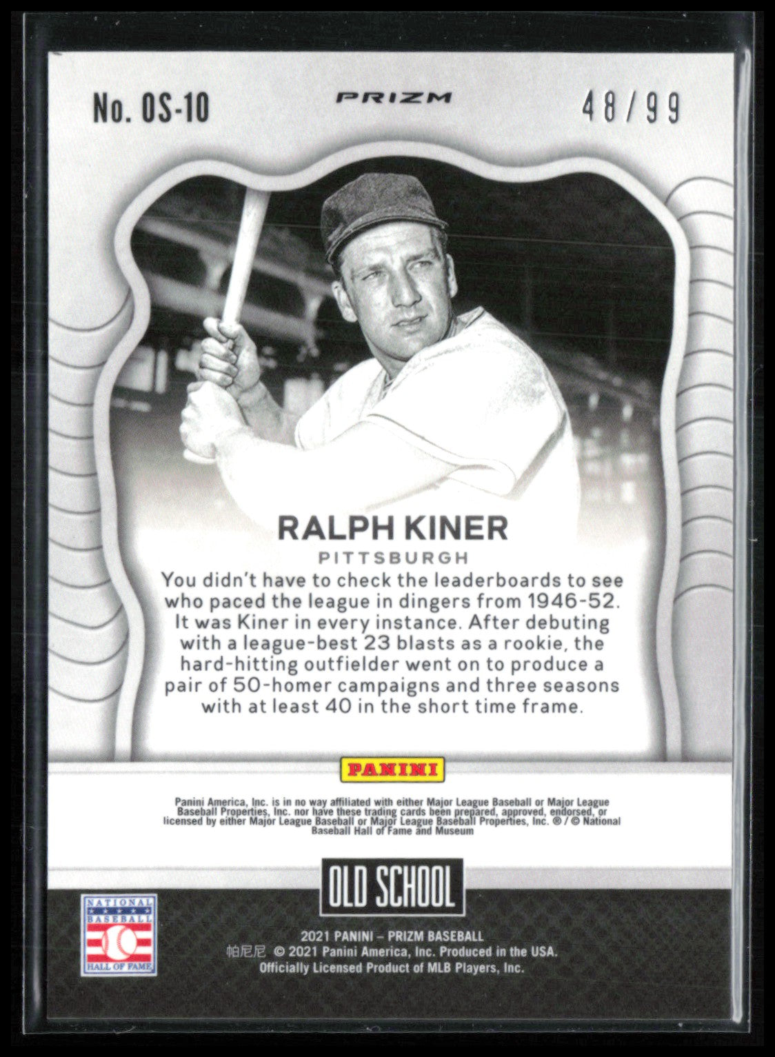 Ralph Kiner Red Disco /99