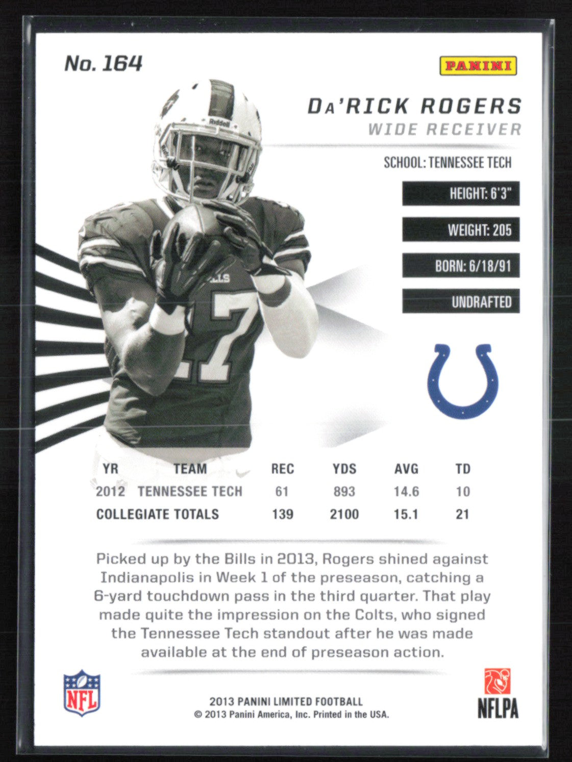 Da'Rick Rogers RC /49