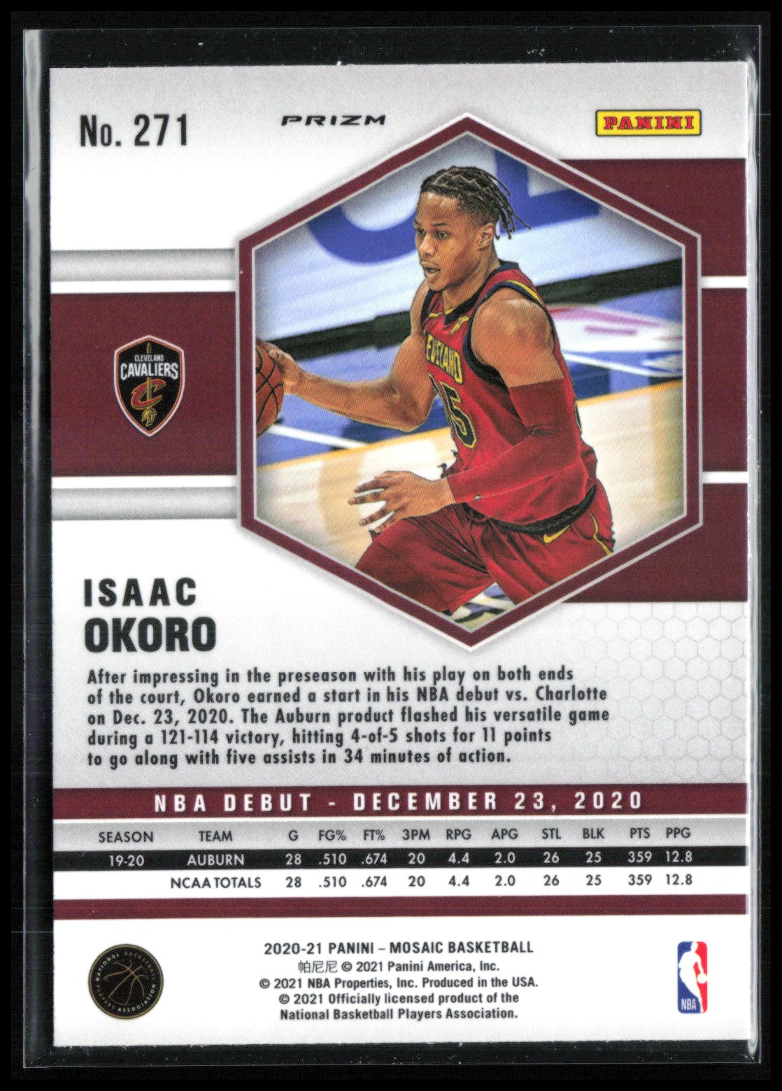 Isaac Okoro RC Pink Camo