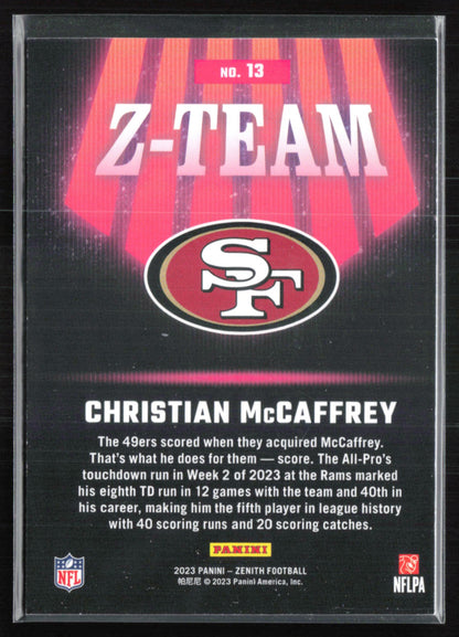 Christian McCaffrey Z-Team