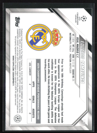 Eduardo Camavinga 1st Edition