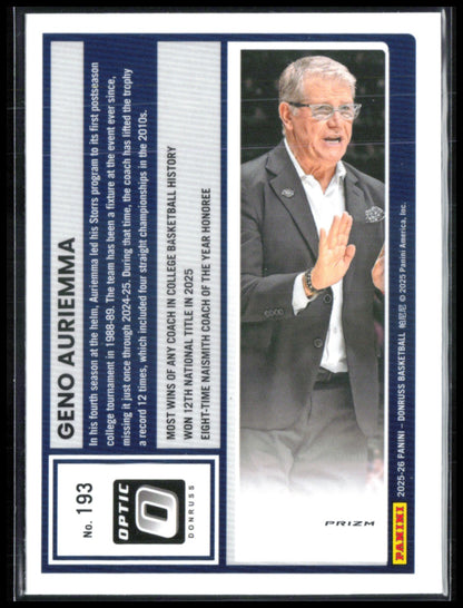 Geno Auriemma Holo Prizm