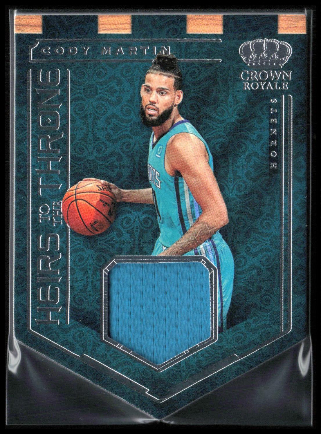 Cody Martin Heirs to the Throne Player-Worn Mem Die-Cut