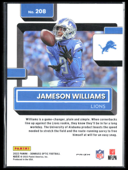 Jameson Williams RC Purple Shock