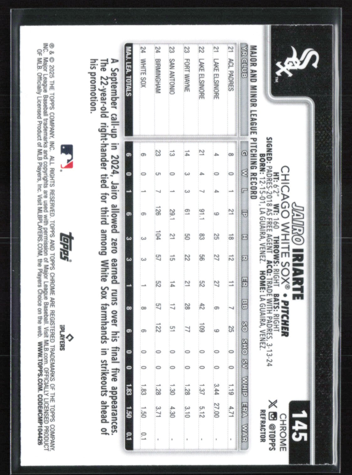 Jairo Iriarte RC Refractor