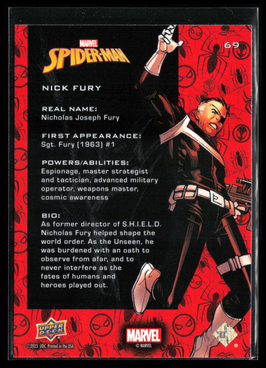 Nick Fury 2023 UD Spider-Man